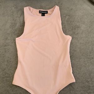 Nude pink bodysuit